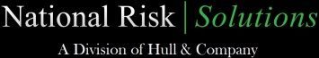 A logo for national risk solutions a division of hull & company