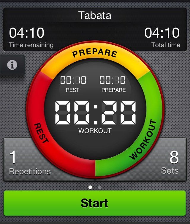 Tabata Timer - Forever Fit Tabata Workout