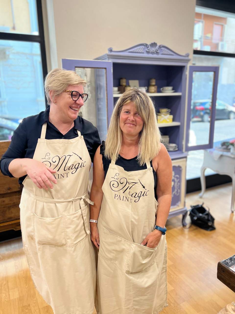 partecipanti del corso di restauro