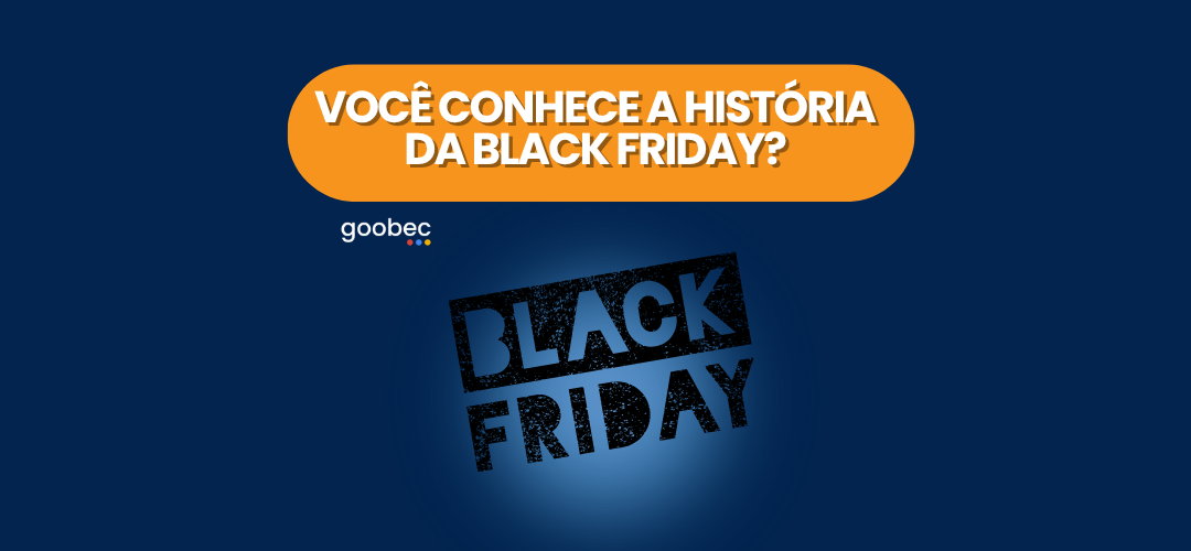 Uma placa da Black Friday está em cima de uma pilha de sacolas de compras.