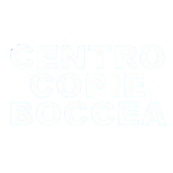 Uno sfondo bianco con la scritta centro copie boccea.