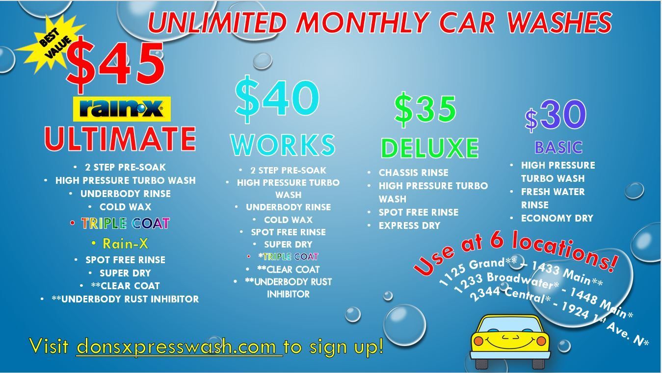 Carwash Membership — Billings, MT — Don's Car Wash