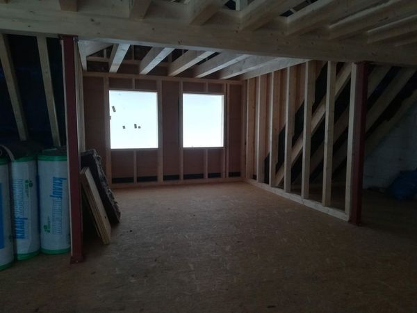 Wood Frame drywall interior walls