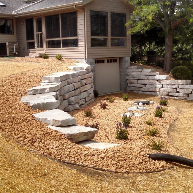 decorative landscaping in brownsville wi