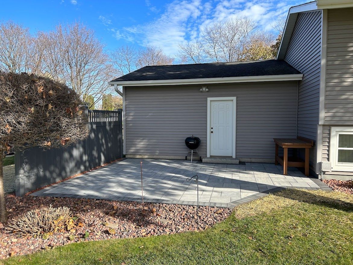 backyard patio installation wi