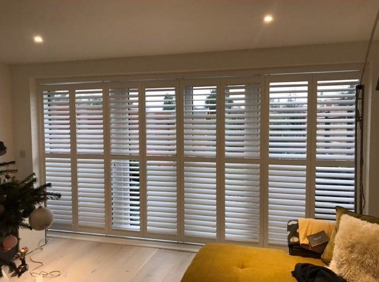British Made Shutters available to purchase in Warlingham | Wooden Shutters | Patio Door Shutters |  Made-to-Measure Shutters