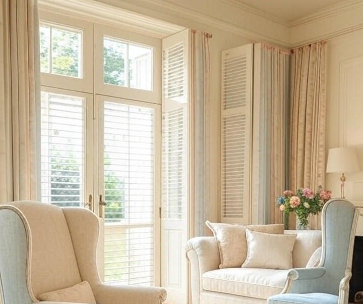 Plantation Shutters for French Doors