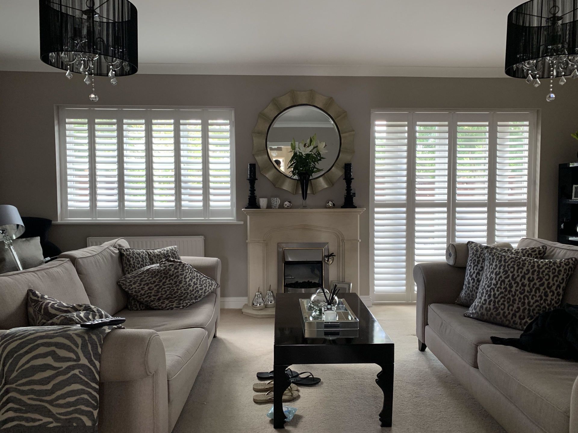 British Made Shutters available to purchase in Sutton | Wooden Shutters | Patio Door Shutters |  Made-to-Measure Shutters