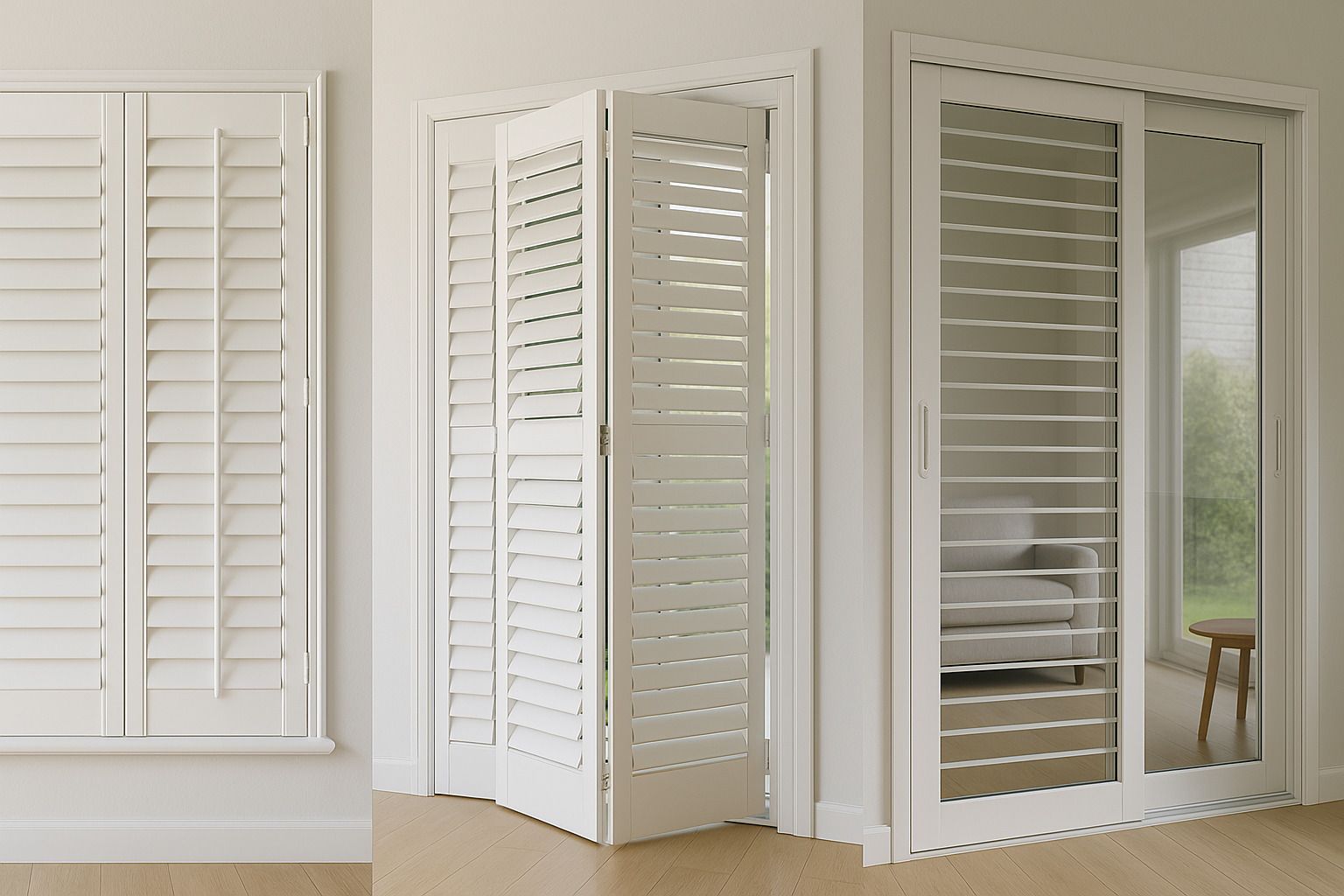 plantation shutters patio doors