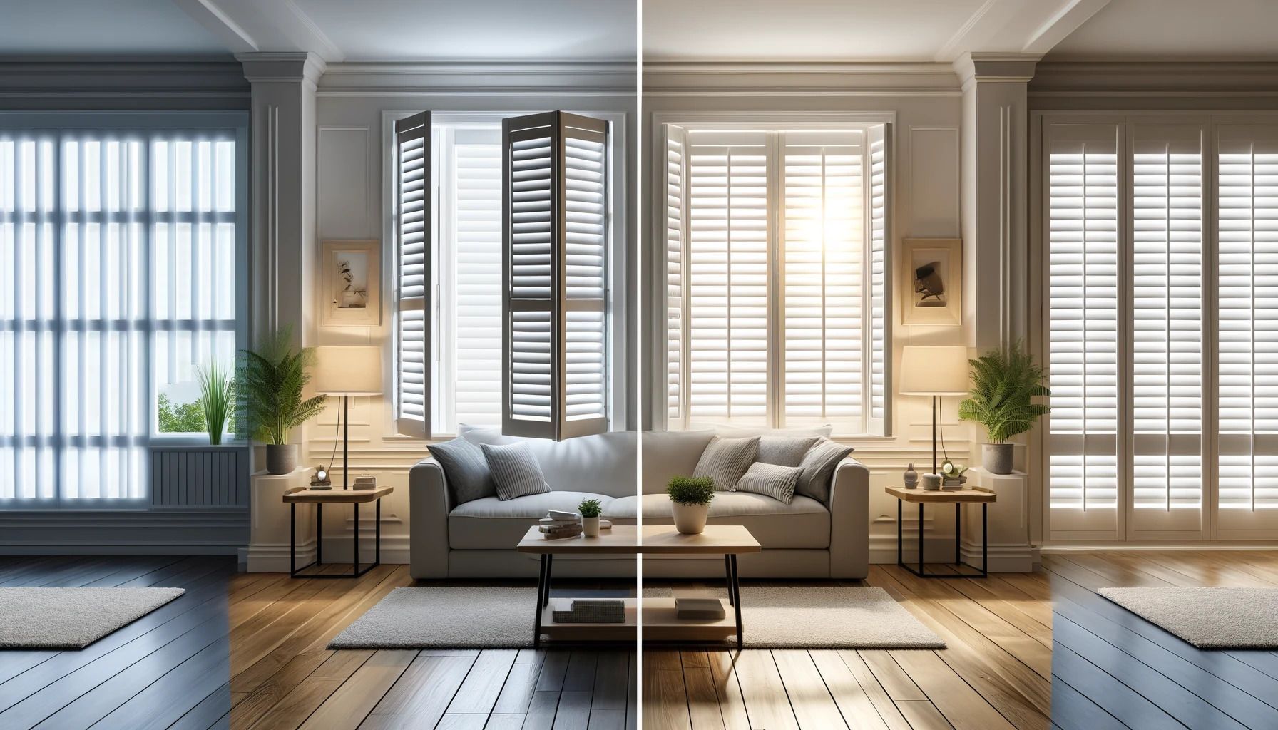 shutters on patio doors