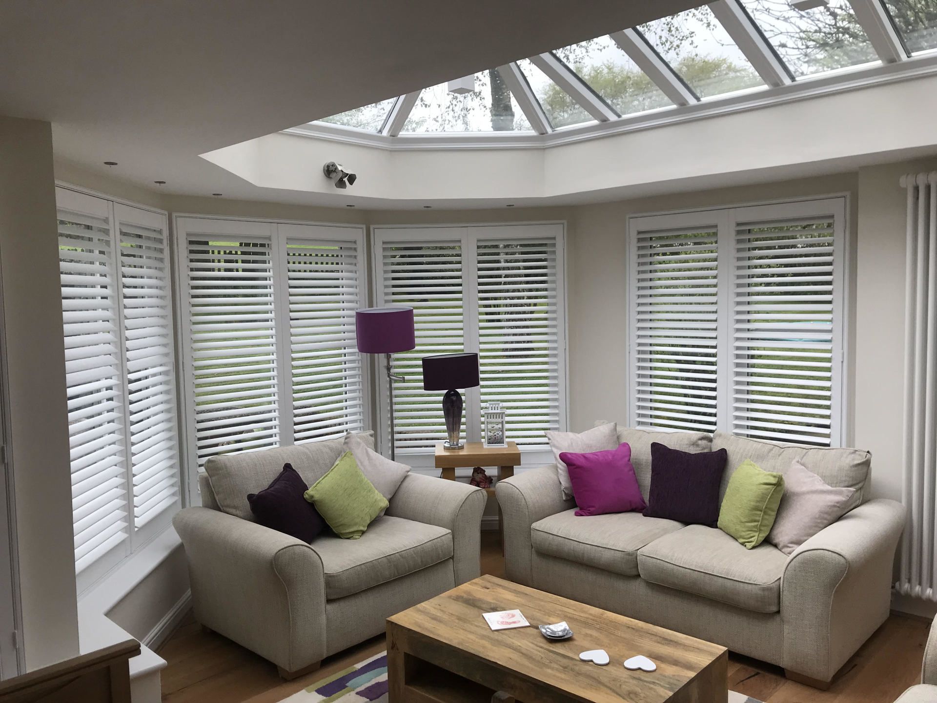 British Made Shutters available to purchase in Virginia Water | Wooden Shutters | Patio Door Shutters |  Made-to-Measure Shutters