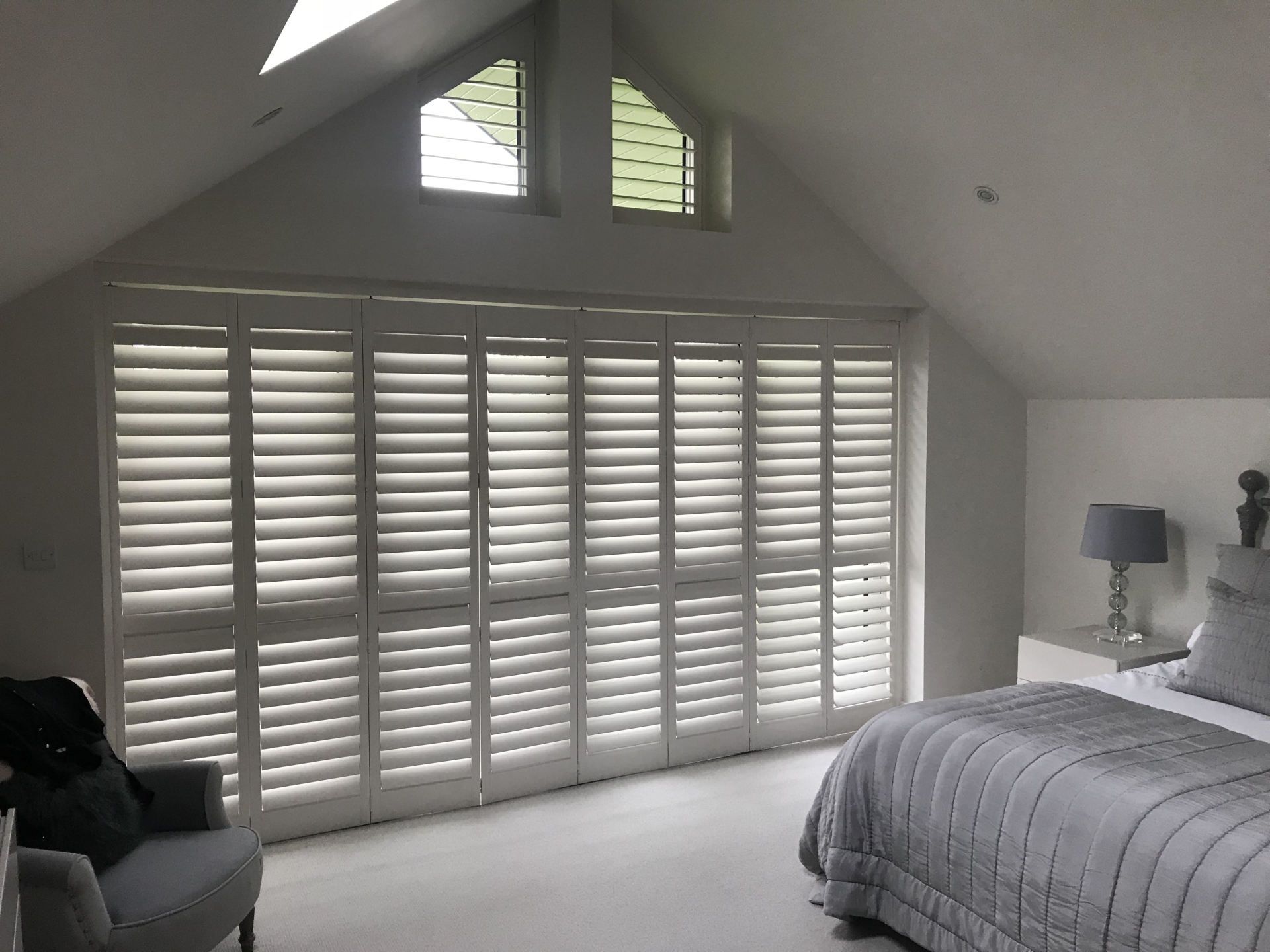 British Made Shutters available to purchase in Virginia Water | Wooden Shutters | Patio Door Shutters |  Made-to-Measure Shutters