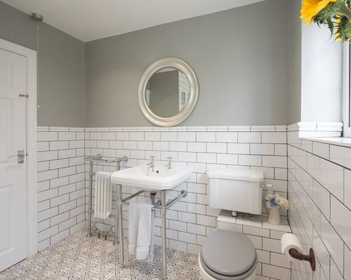 Bathroom with Tiles — Puyallup, WA — Exclusive design Stone Work LLC Ltd