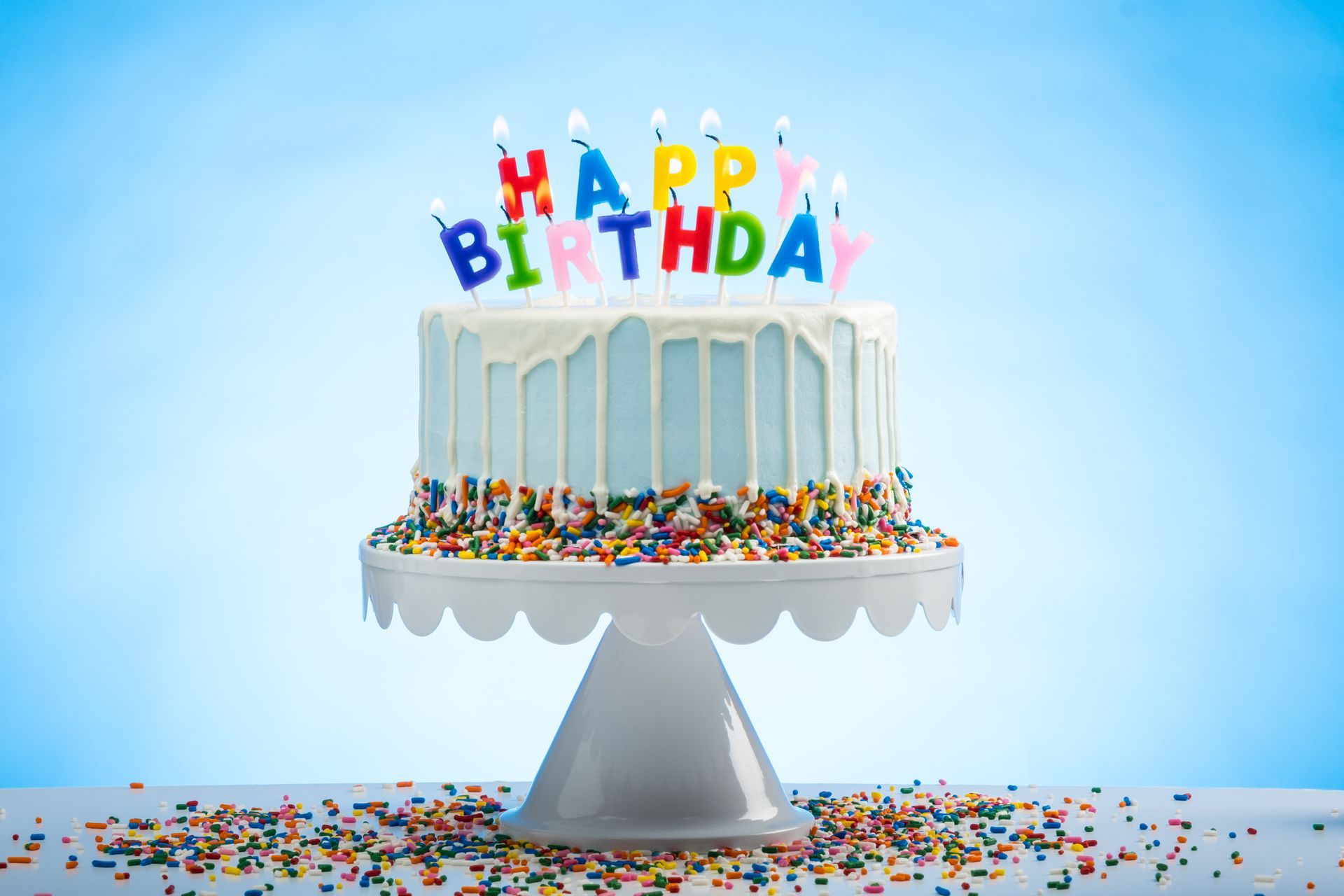 January birthday cake