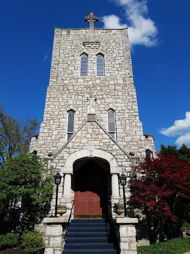 exterior cross at St. luke