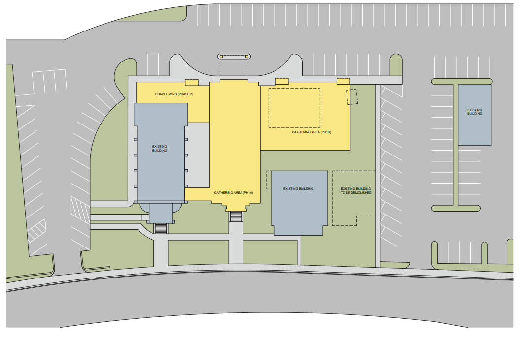 Architectural aerial img parking