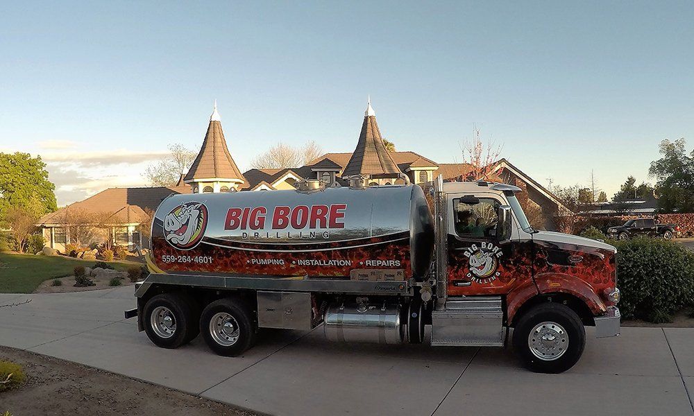 Septic Tank Truck — Fresno, CA — Big Bore Drilling Certified Septic & Hydroflushing