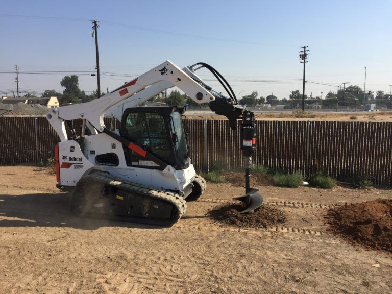 Auger Hole Drilling project in Fresno 