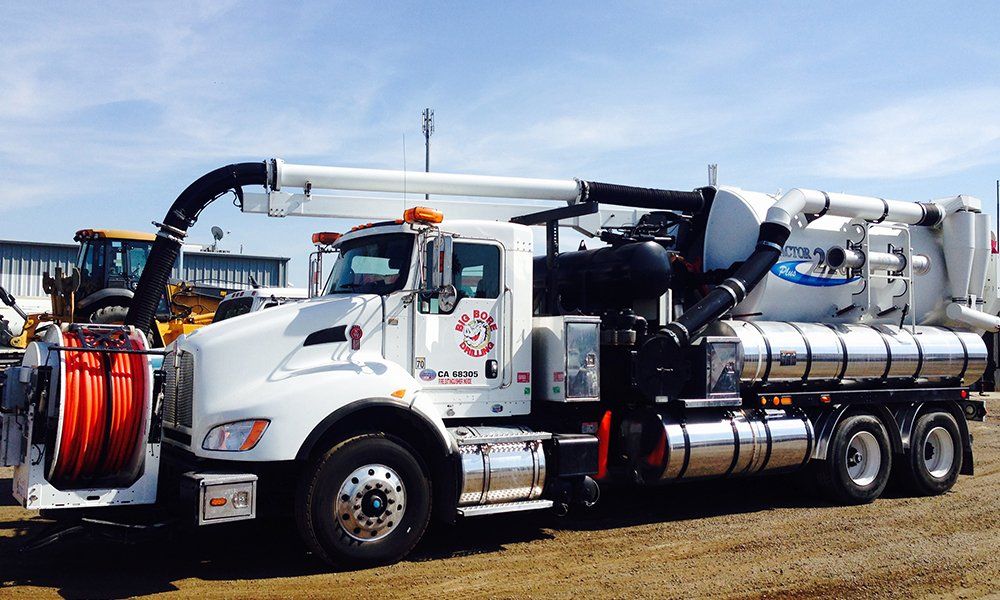 Vactor Truck — Fresno, CA — Big Bore Drilling Certified Septic & Hydroflushing