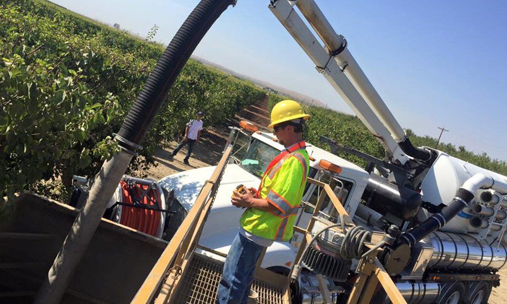 Worker at Construction Site — Fresno, CA — Big Bore Drilling Certified Septic & Hydroflushing
