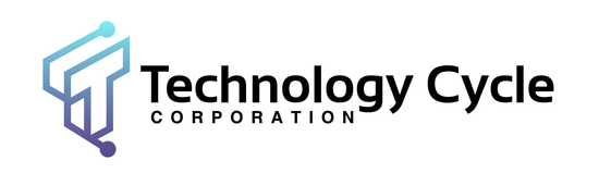 Logo for Technology Cycle Corporation. Features a stylized 