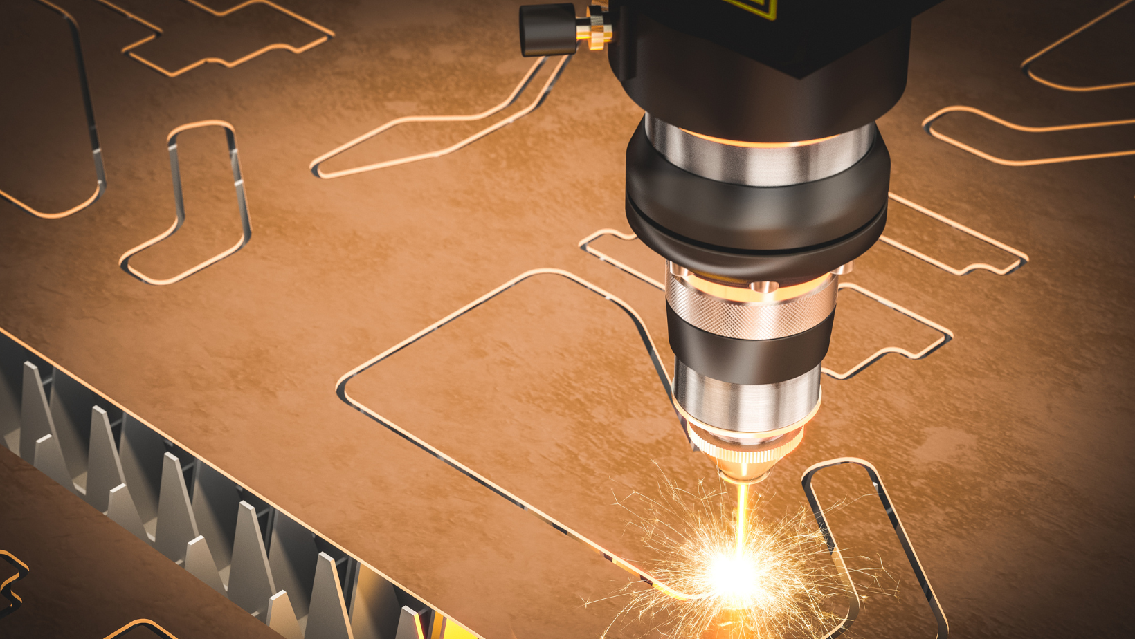 Advanced plasma cutting machine utilizing specialty gases for precise metal shaping from Metro Welding Supply Corp.