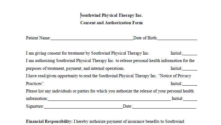 Patient Consent Form