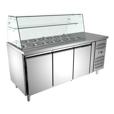 מקרר דלפק סלטיה