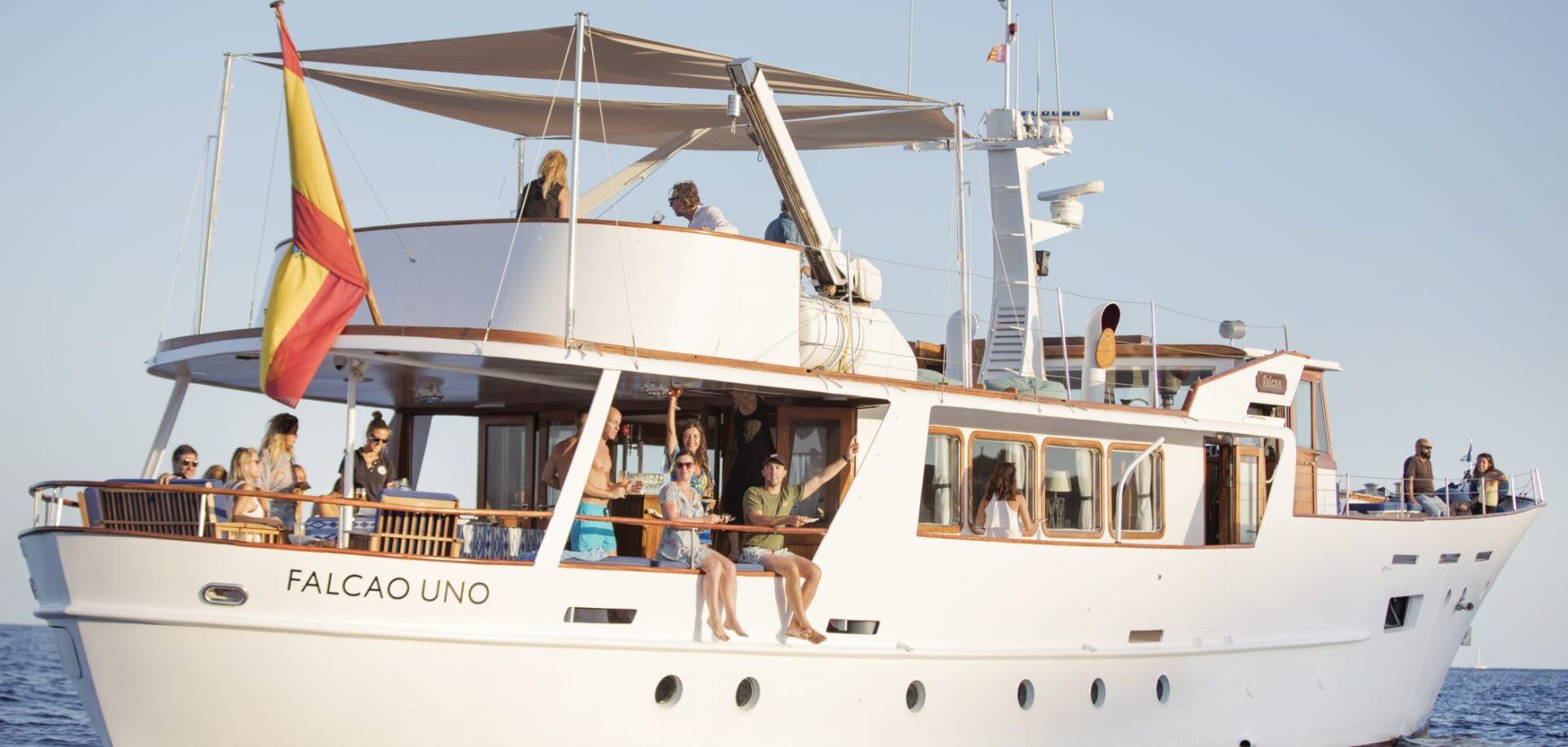 corporate incentive in Mallorca aboard Falcao Uno