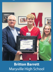 Mason Bridges Scholarship winner