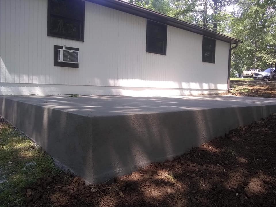finished concrete patio in murfreesboro