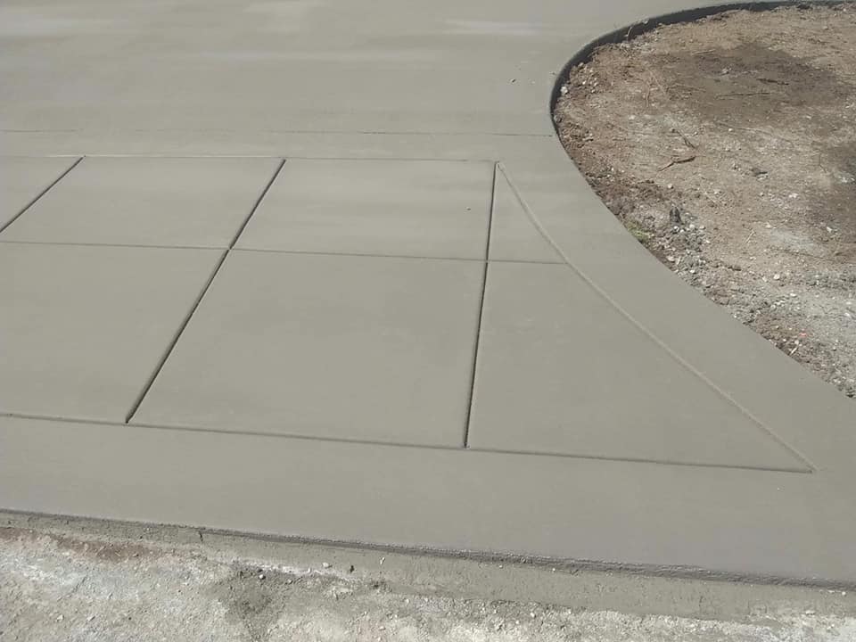 square design concrete driveway murfreesboro tn