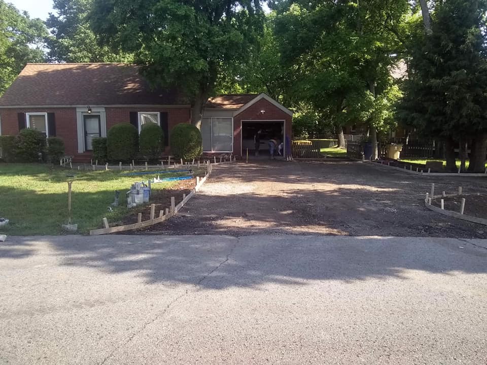 driveway prep for concrete murfreesboro tn
