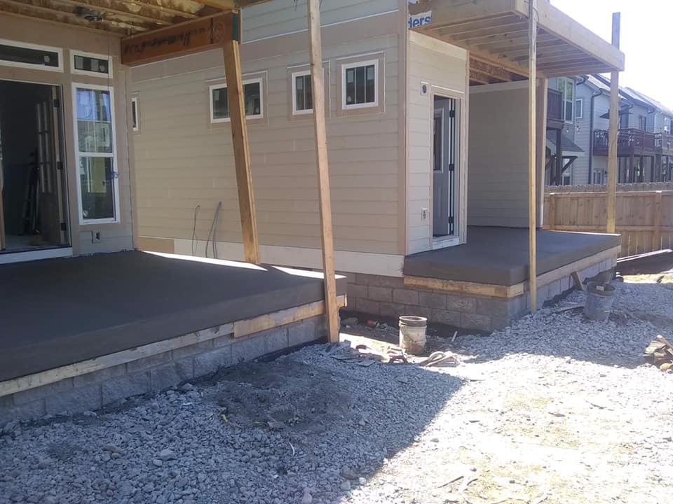murfreesboro tn new home concrete patio