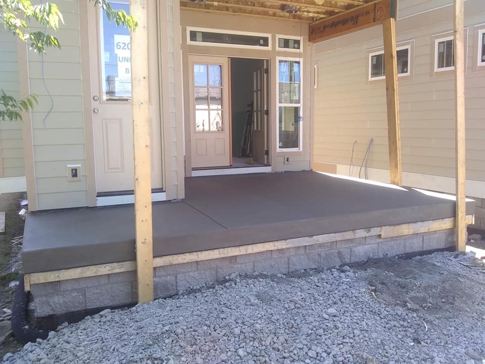 new home concrete patio murfreesboro tn
