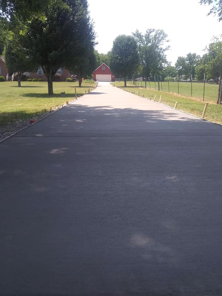 murfreesboro concrete driveway design