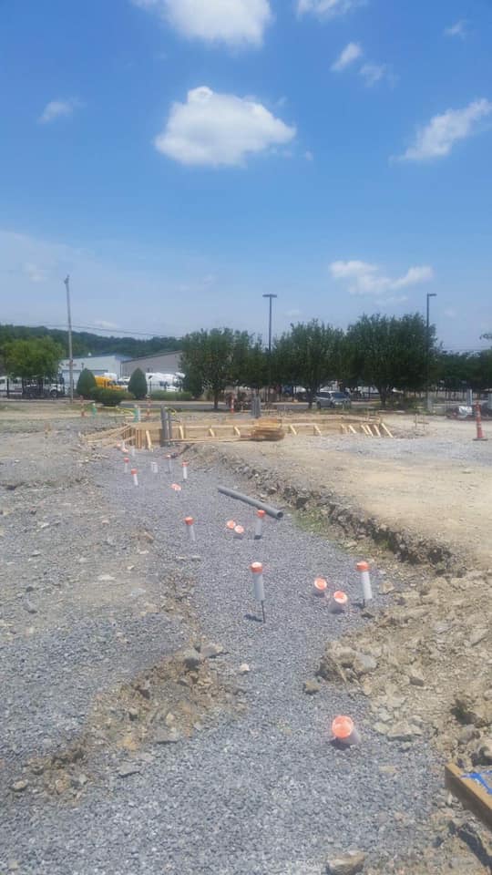 commercial concrete site prep