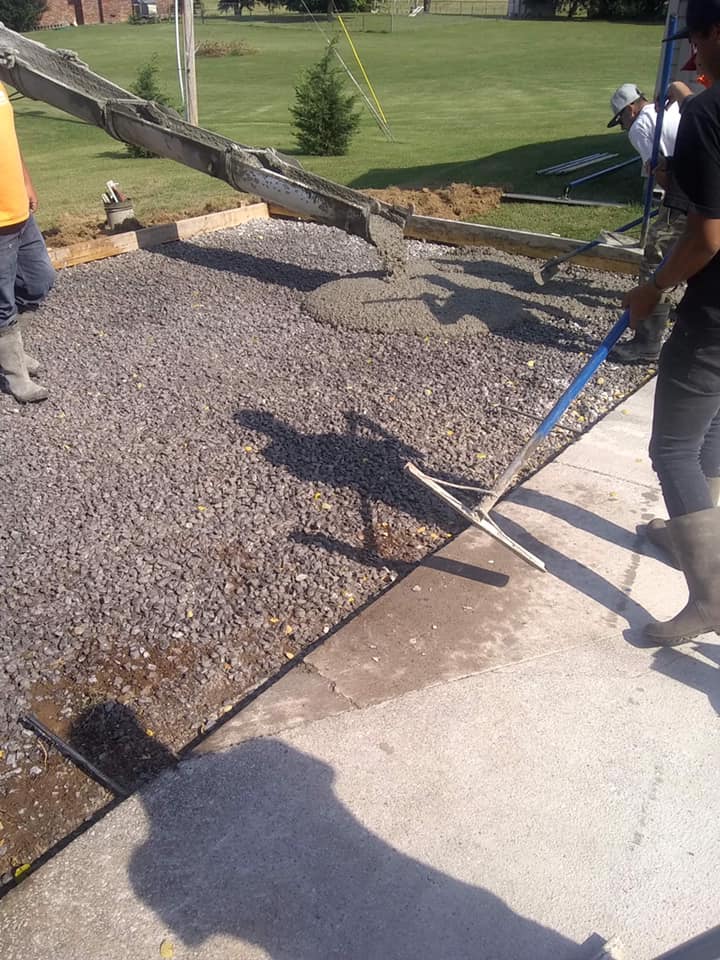 pouring concrete murfreesboro tn