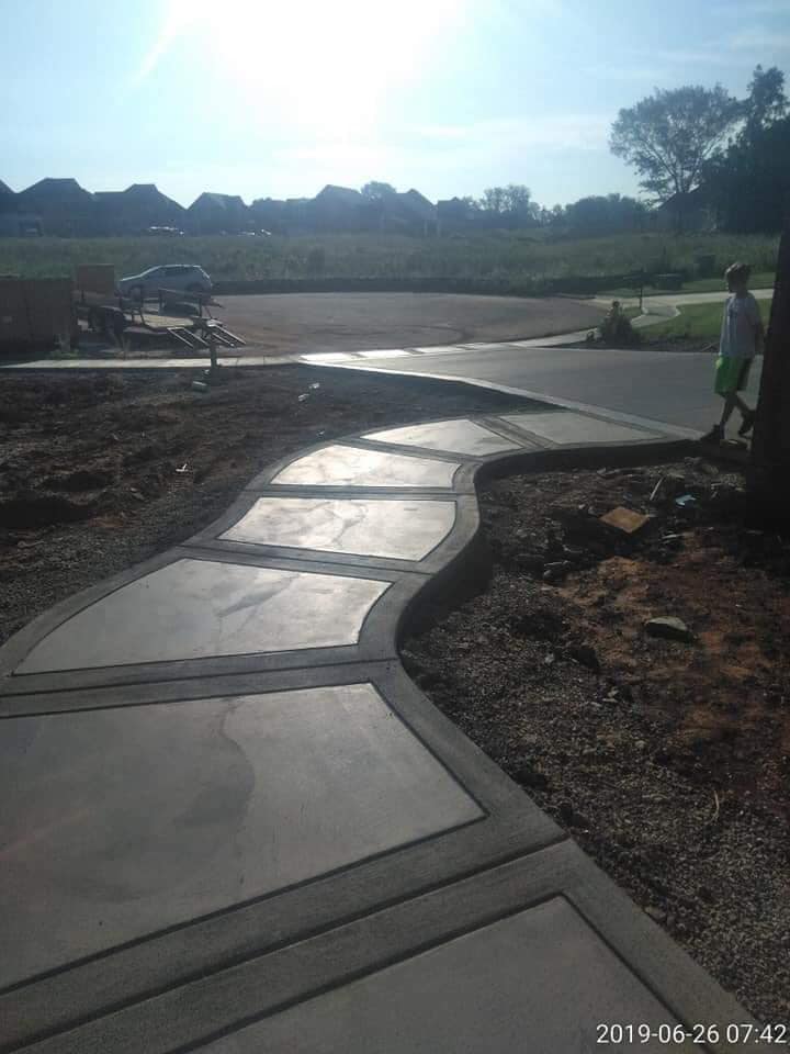 concrete sidewalk