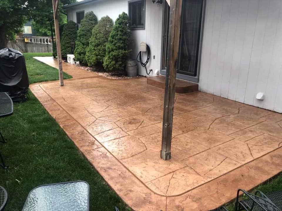 concrete patio design