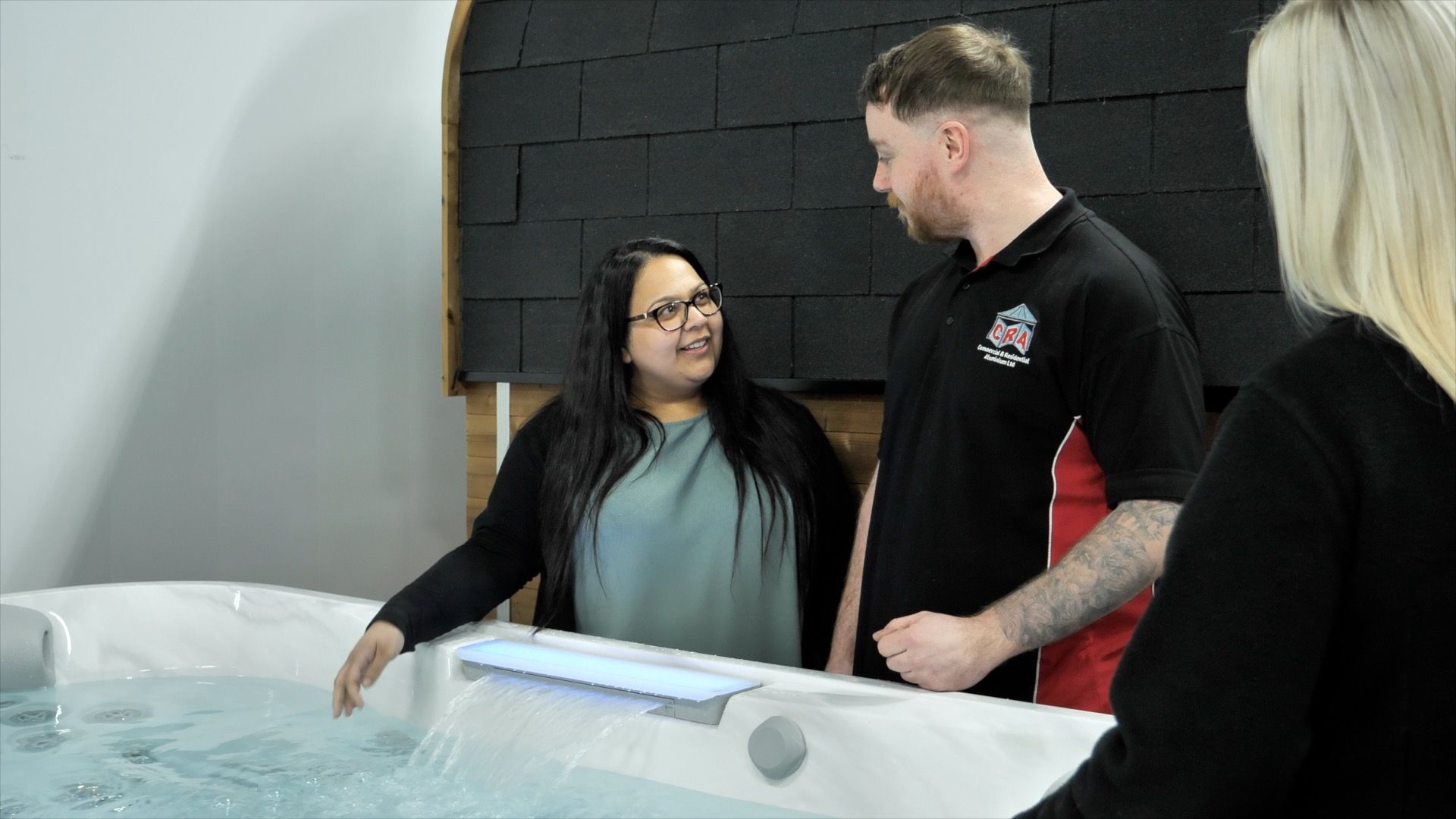 Visiting Hot Tub Showroom