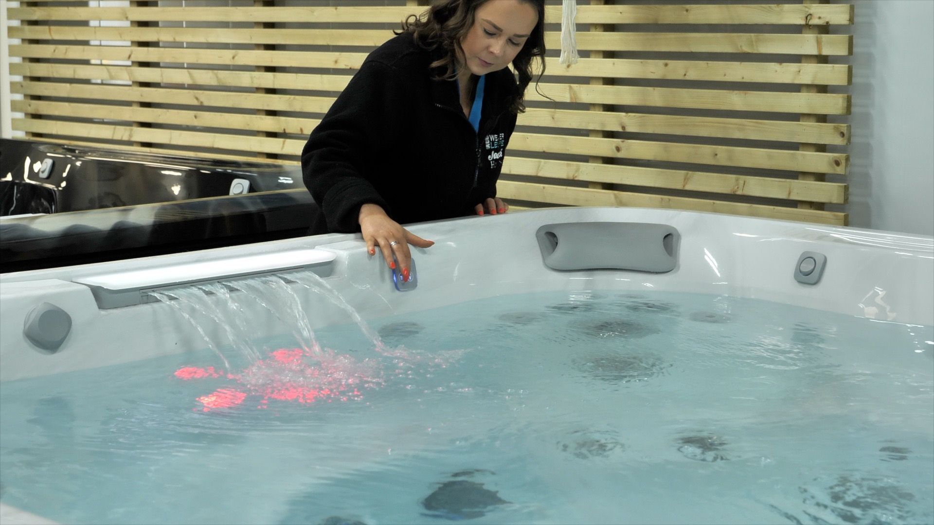 Hot Tub Showroom Wet Testing in Midlands