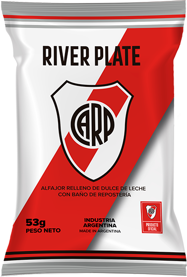 Una bolsa que dice River Plate.