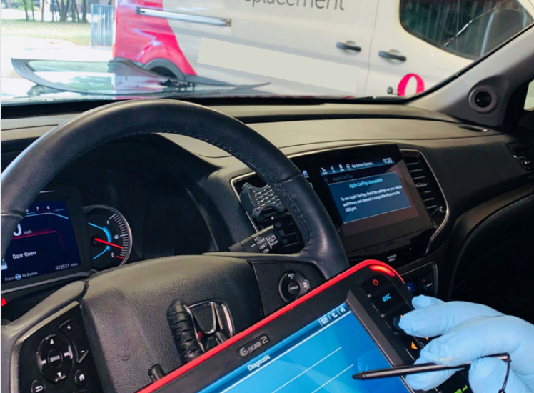 Windshield calibration in Sarasota, FL. Windshield calibration in Sarasota, FL.