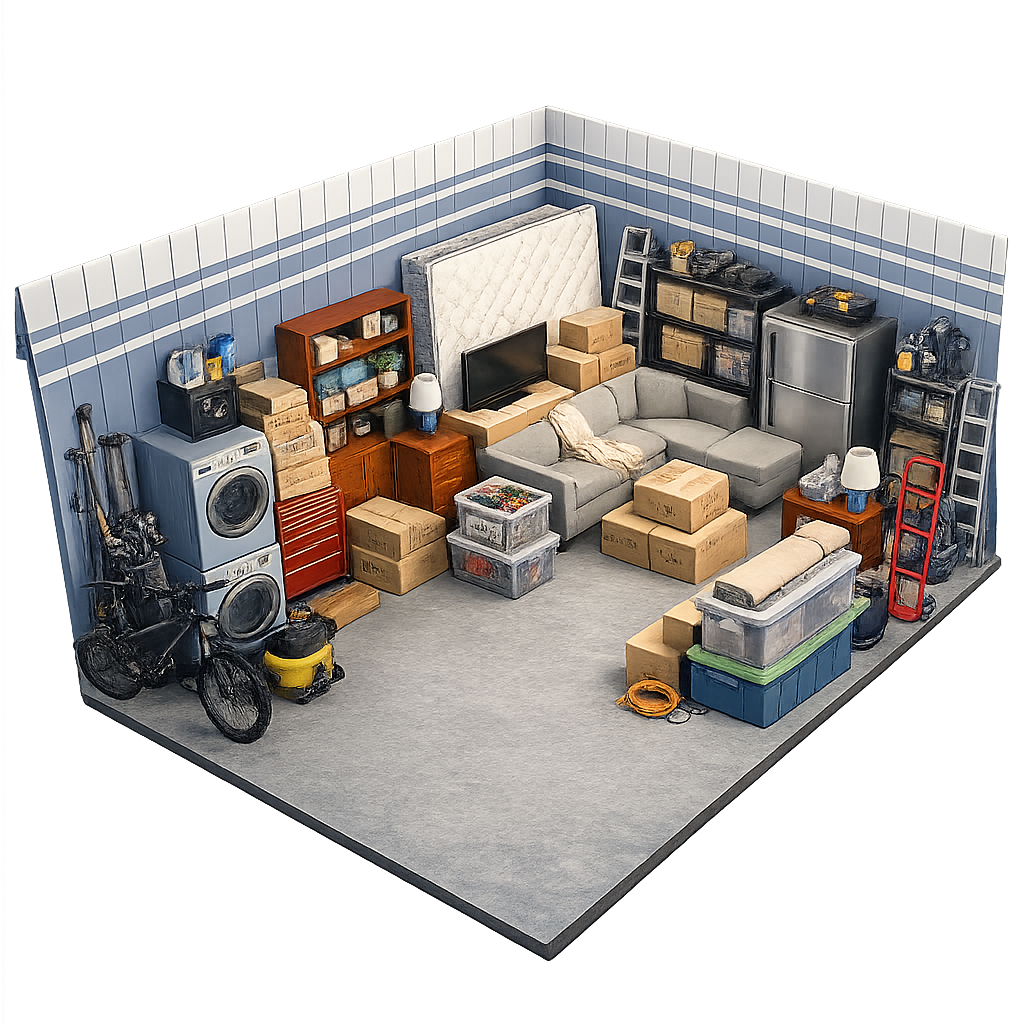 Sizing Guide | Benicia Mini Storage | CA