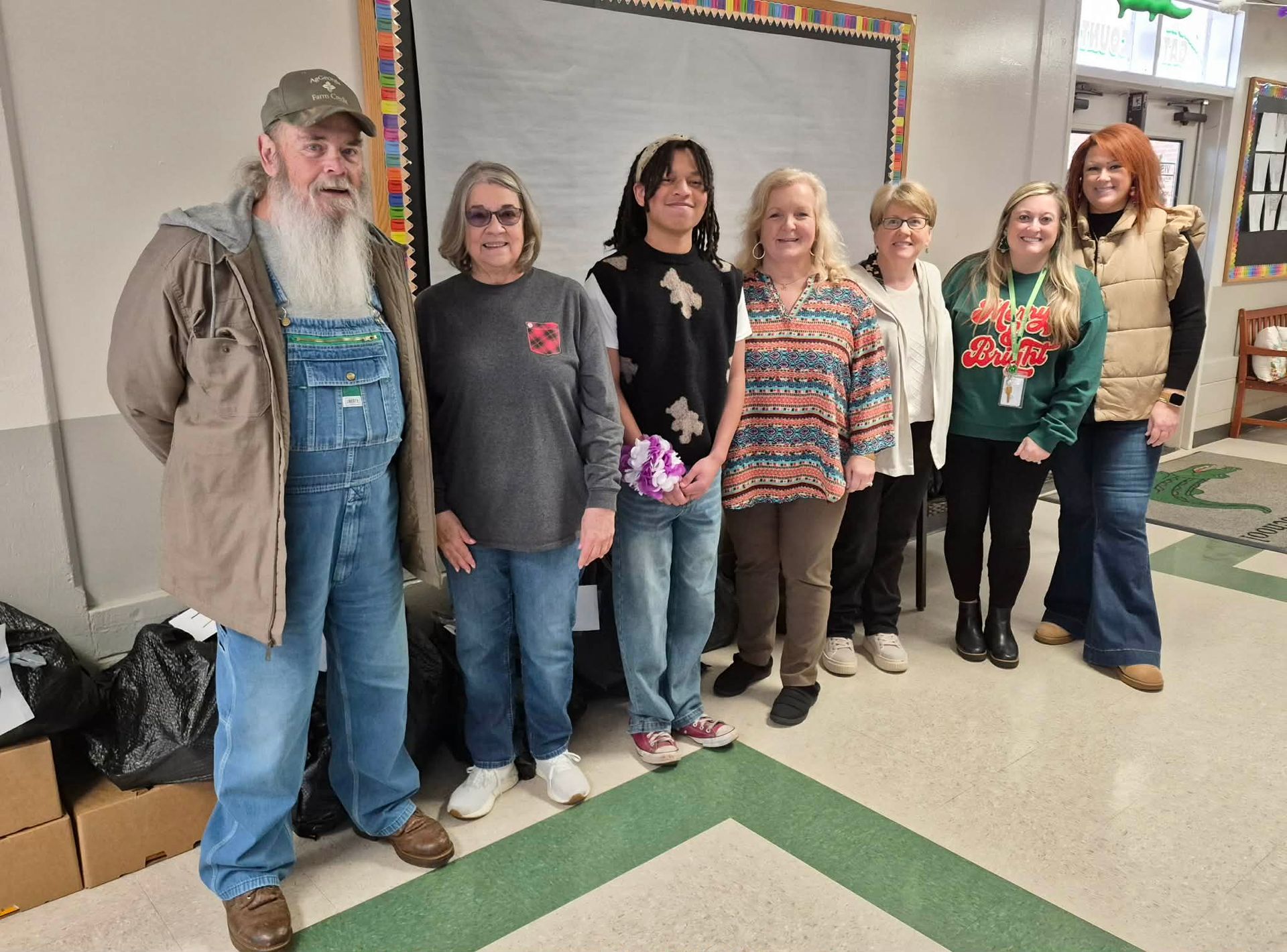 Christmas donations to Ila Elementary students and families