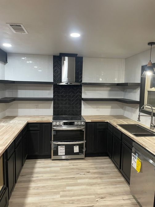 Newly remodeled kitchen