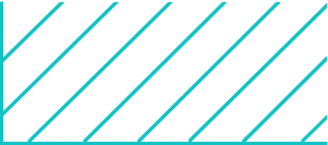 A row of blue lines on a white background.