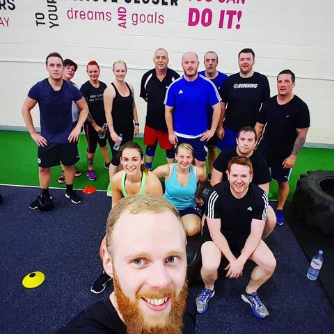 Image of group fitness with Phil Riley at FLS Fitness