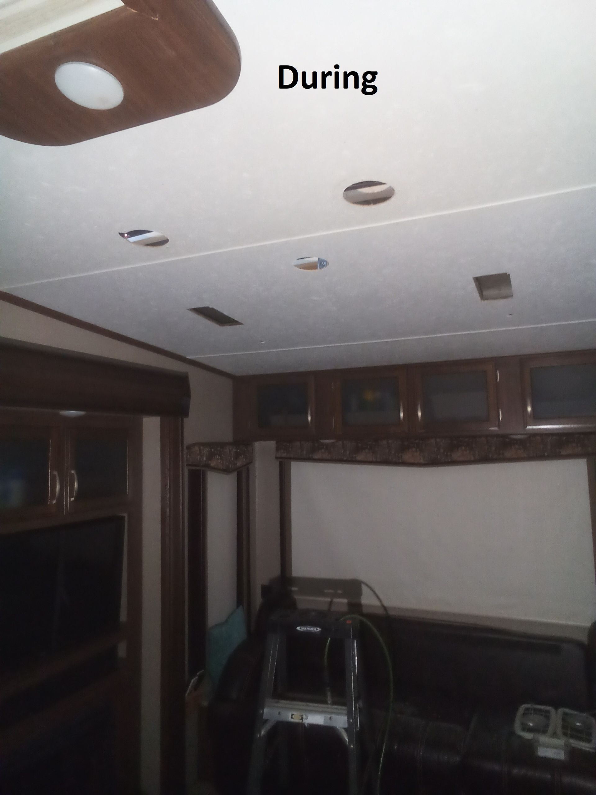 During the Renovation of Ceiling | Union, MO | 3R RV & Horse Trailer